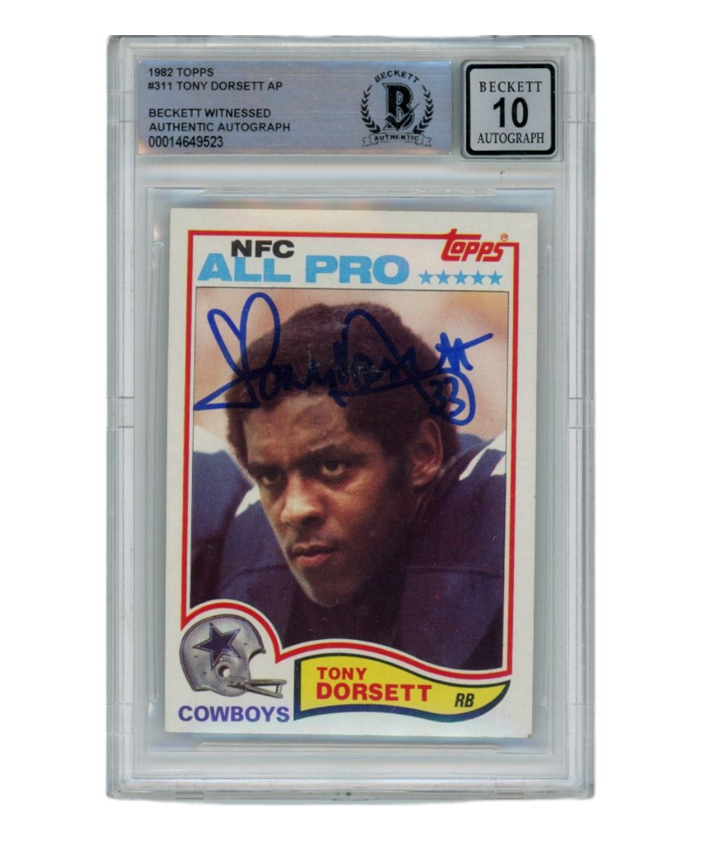 Tony Dorsett Autographed/Signed 9/25/1976 Ticket Heisman Beckett