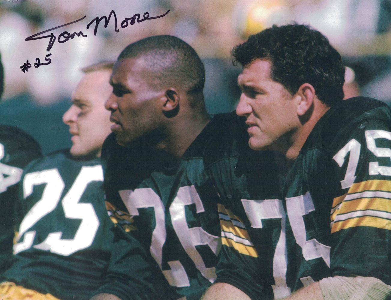 Tom Moore Autographed/Signed Green Bay Packers 9x11 Photo