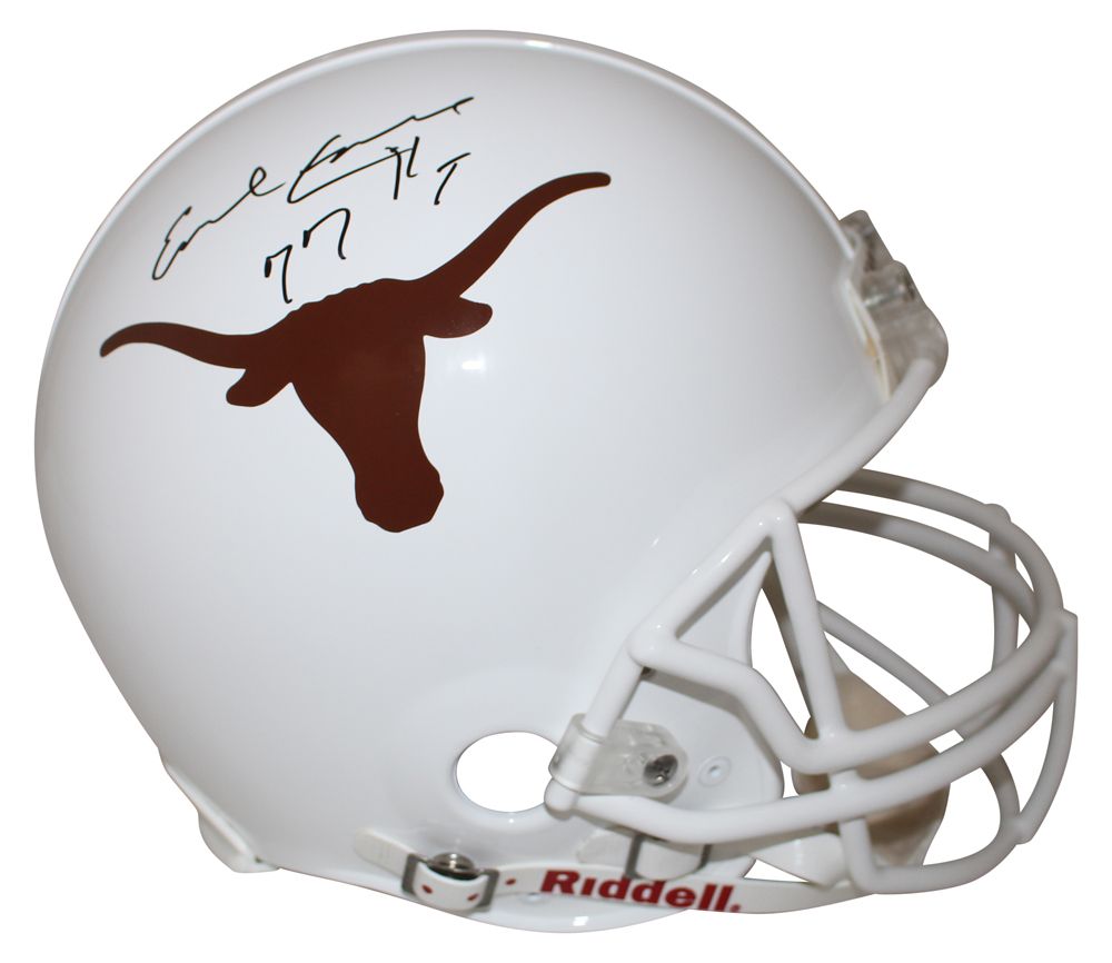 Earl Campbell Autographed Texas Longhorns Authentic Helmet HT 77 BAS