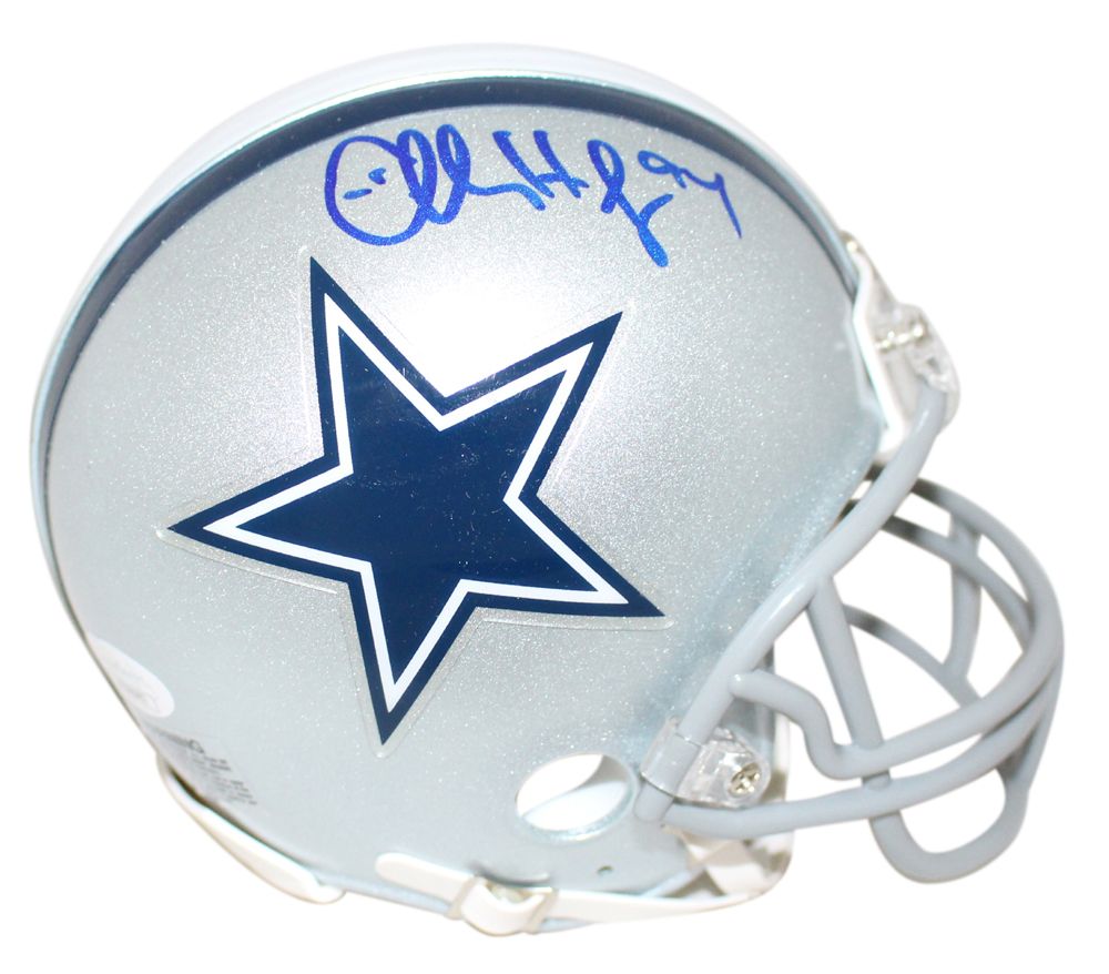 Charles Haley Autographed/Signed Dallas Cowboys Mini Helmet JSA