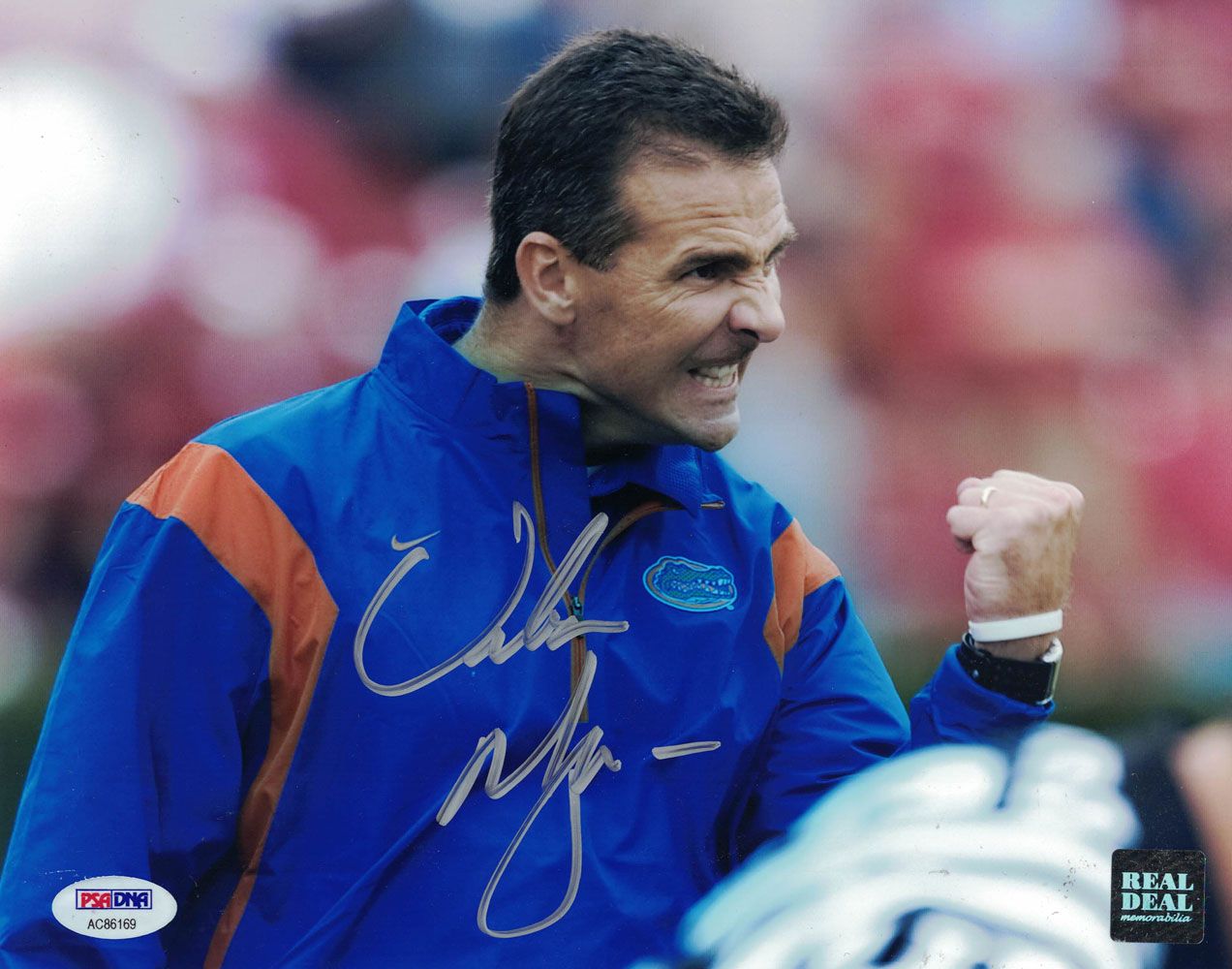 Urban Meyer Autographed/Signed Florida Gators 8x10 Photo PSA