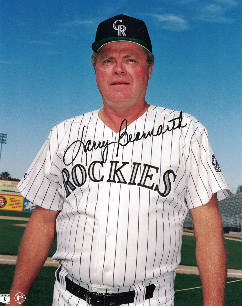 Larry Bearnarth Autographed/Signed Colorado Rockies 8x10 Photo PF