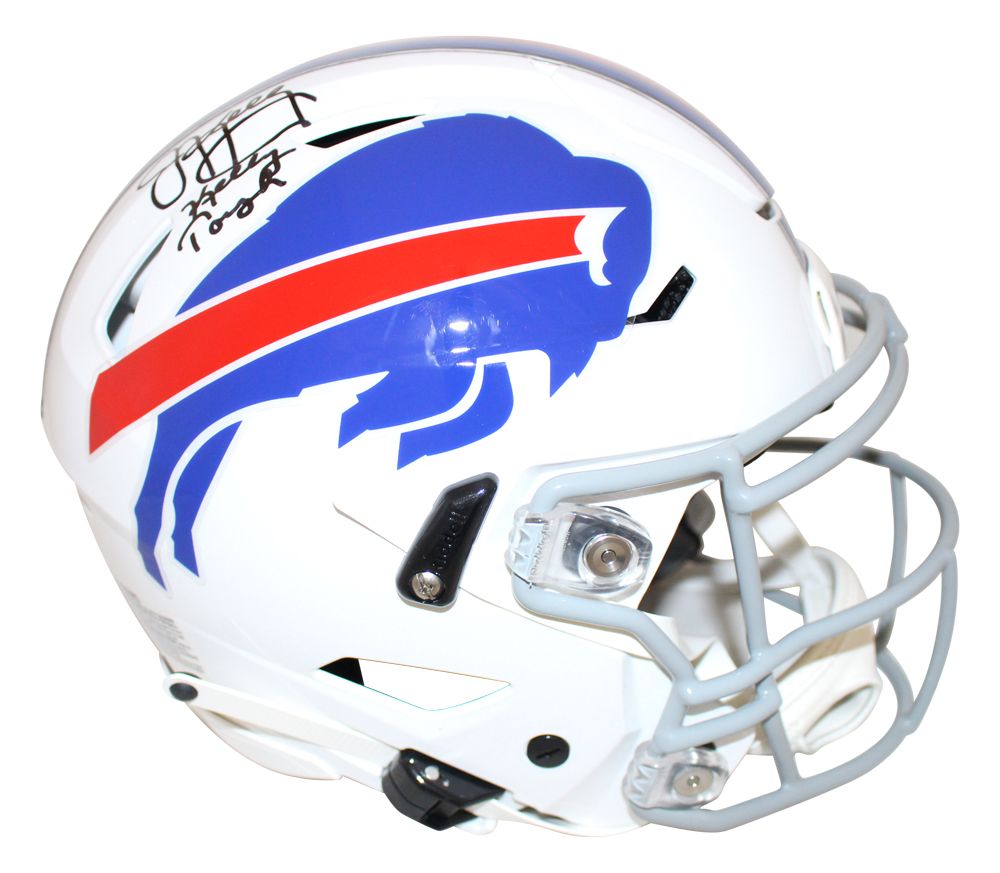 Jim Kelly Autographed/Signed Buffalo Bills Authentic Speed Flex Helmet JSA