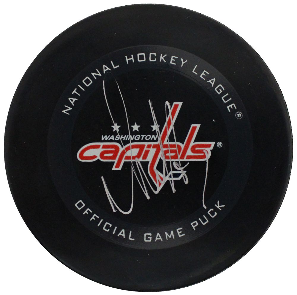 Alex Ovechkin Autographed Washington Capitals Official NHL Game Puck FAN