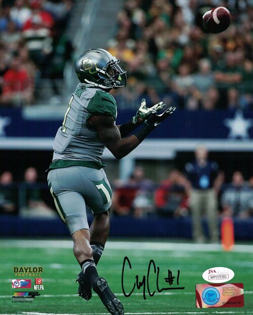 Corey Coleman Autographed Baylor Bears 8x10 Photo in Black JSA