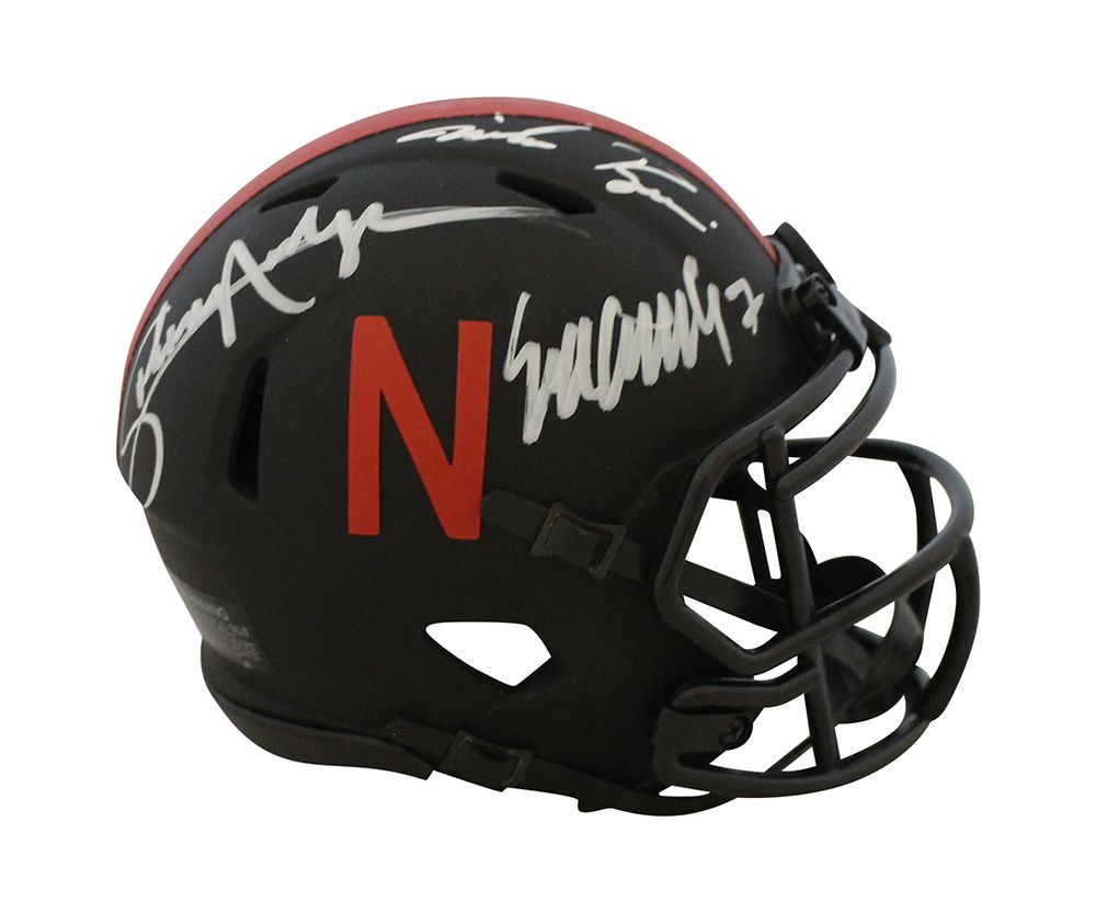 Nebraska Cornhuskers Heisman Autographed Eclipse Mini Helmet JSA