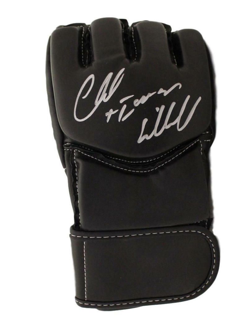 Chuck Liddell Autographed UFC Century Black Right Handed Glove Iceman BAS