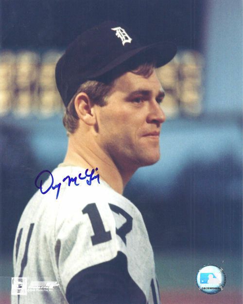 Denny McLain Autographed Detroit Tigers 8x10 Photo (Portrait)