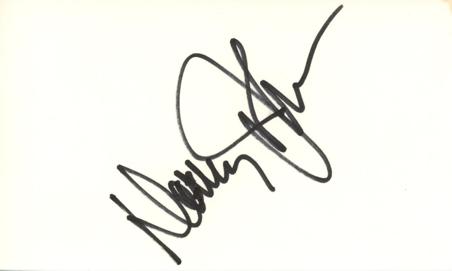 Davey Johnson Autographed Baltimore Orioles Index Card Beckett 45369