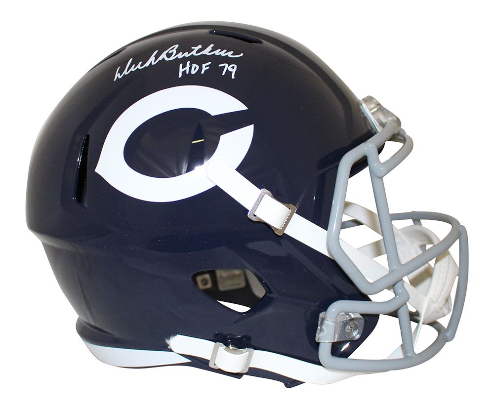 Dick Butkus Autographed Chicago Bears F/S Color Rush Helmet HOF JSA