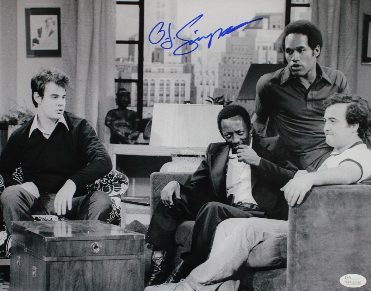 O.J. Simpson Autographed/Signed Saturday Night Live 11x14 Photo JSA