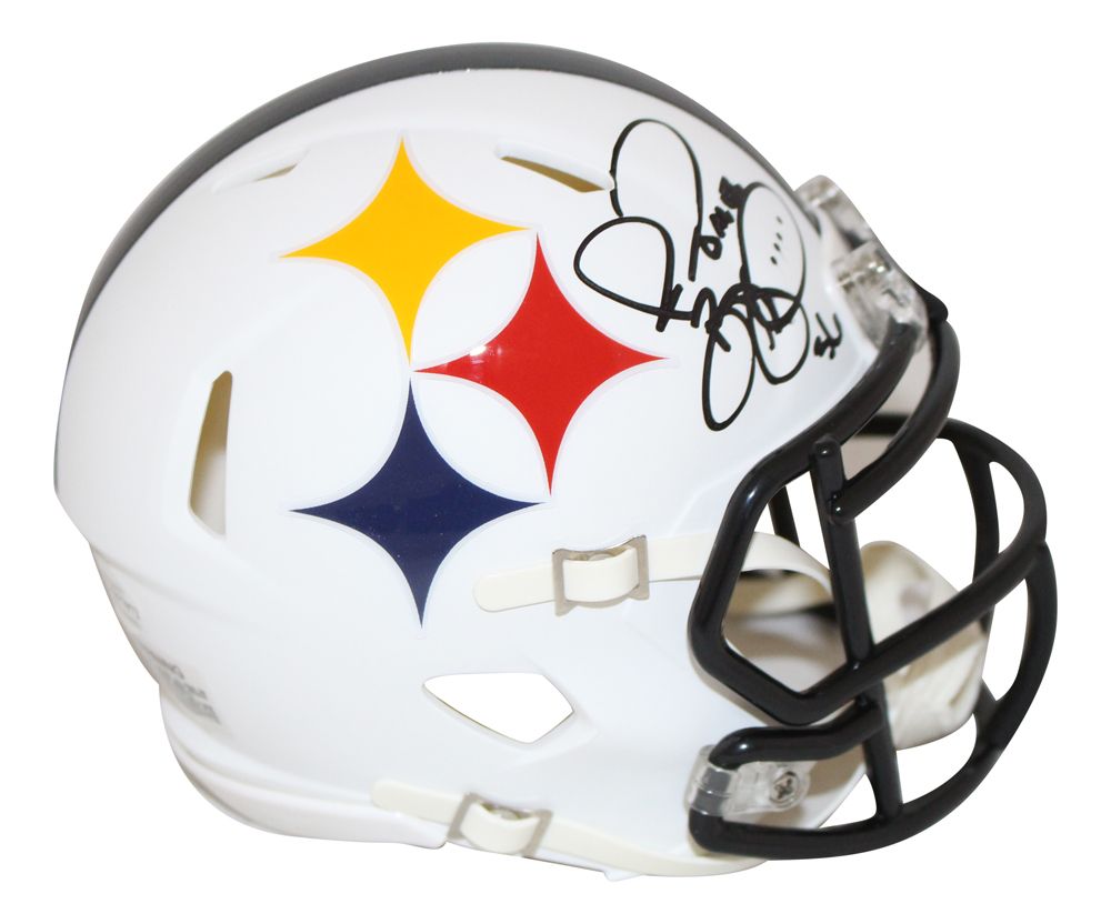 Jerome Bettis Autographed Pittsburgh Steelers AMP Mini Helmet BAS