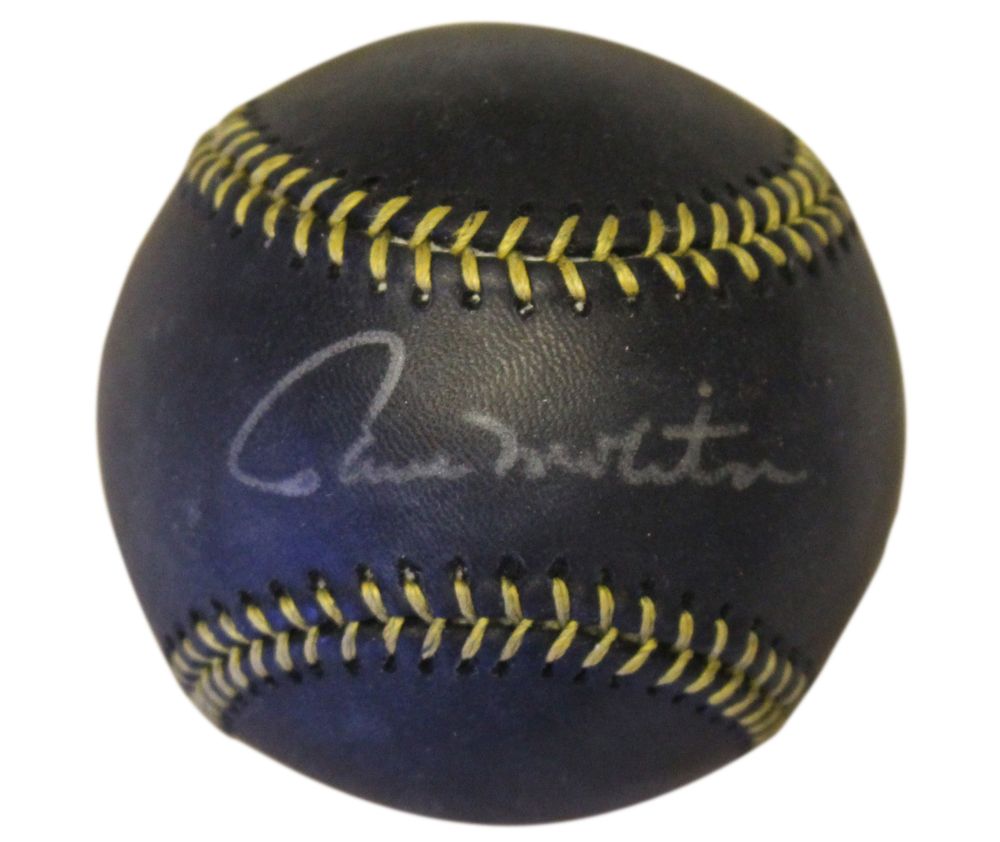Paul Molitor Autographed/Signed Milwaukee Brewers Black Baseball JSA
