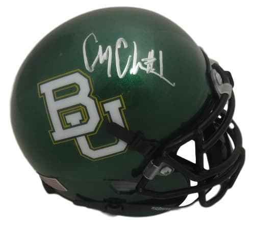 Corey Coleman Autographed Baylor Bears Schutt Glossy Mini Helmet JSA