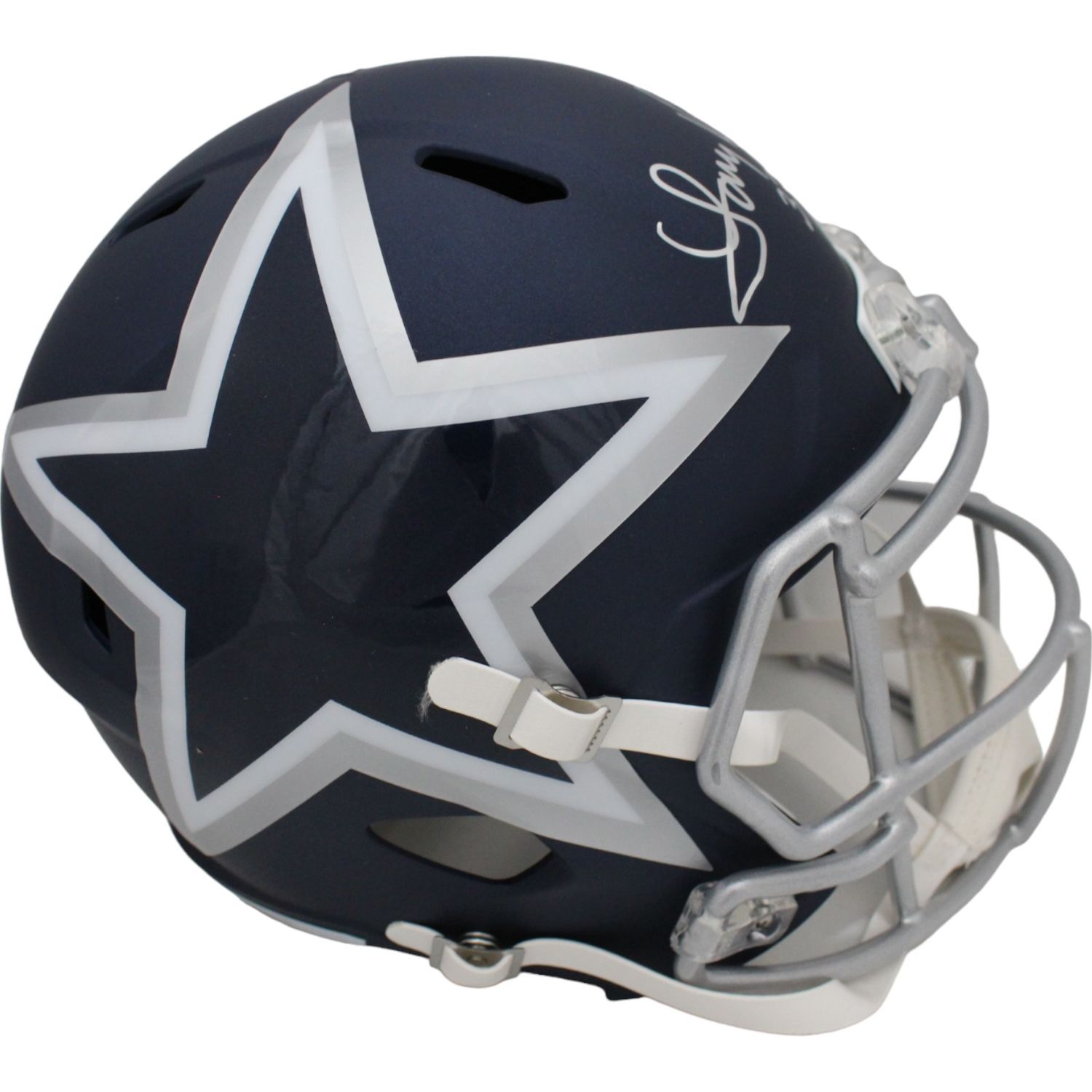 Tony Dorsett Signed Dallas Cowboys AMP Full Size Replica Helmet Beckett 45882