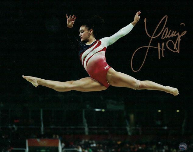Laurie Hernandez Autographed USA Gymnastics Olympics 8x10 Photo Gold Steiner