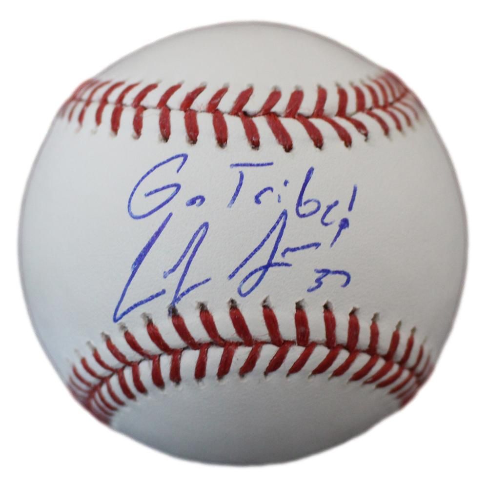 Cody Allen Autographed/Signed Cleveland Indians OML Baseball Go Tribe JSA