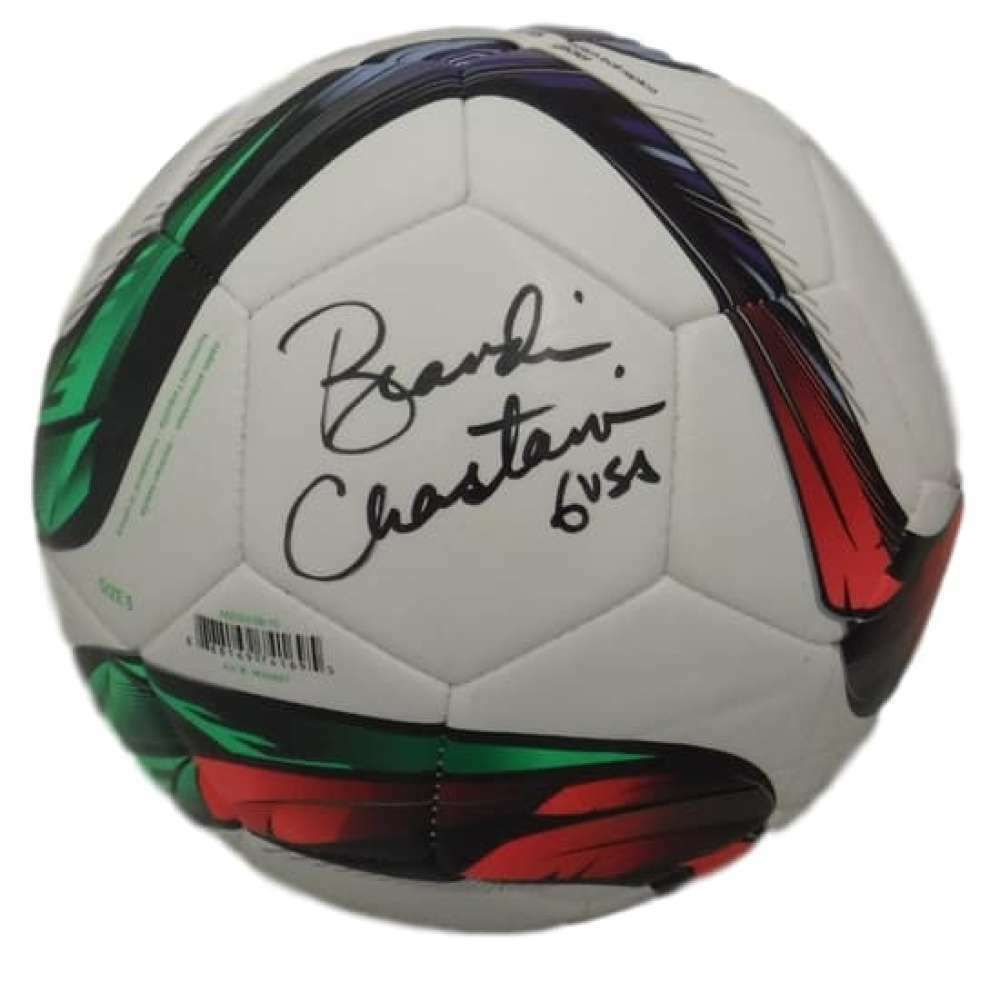 Brandi Chastain Autographed USA Soccer Adidas Soccer Ball JSA