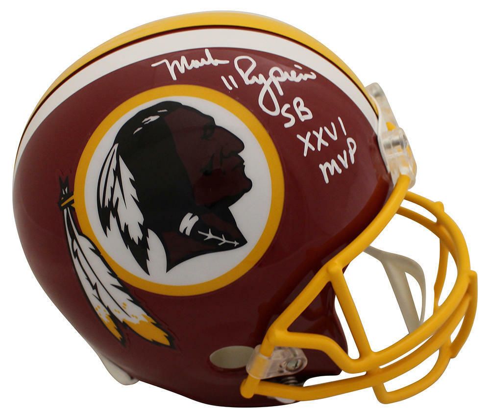Mark Rypien Autographed Washington Redskins Replica Helmet MVP JSA