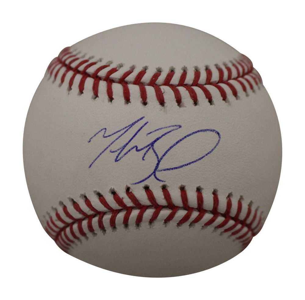Mookie Betts Autographed/Signed Los Angeles Dodgers OML Baseball BAS