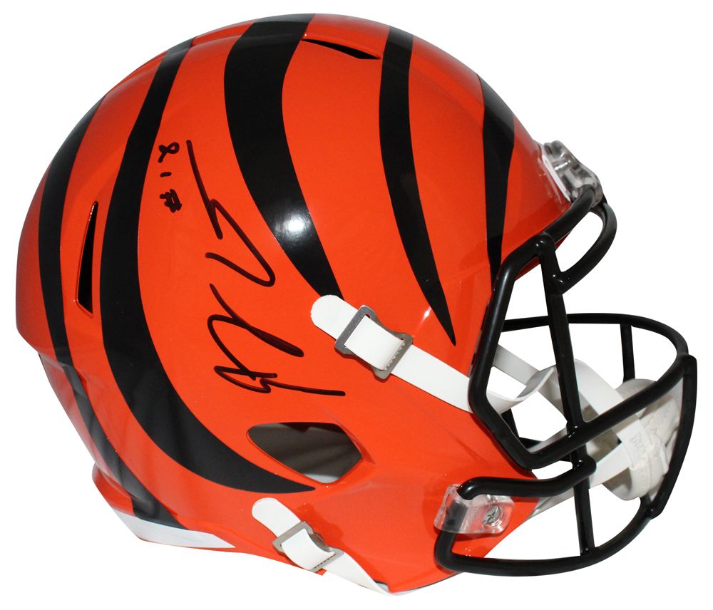 AJ Green Autographed/Signed Cincinatti Bengals Full Size Helmet Beckett