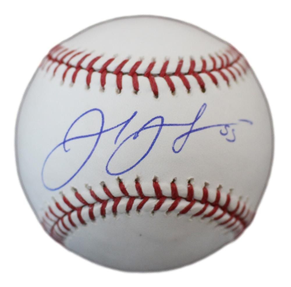 Josh Johnson Autographed/Signed Miami Marlins OML Baseball MLB