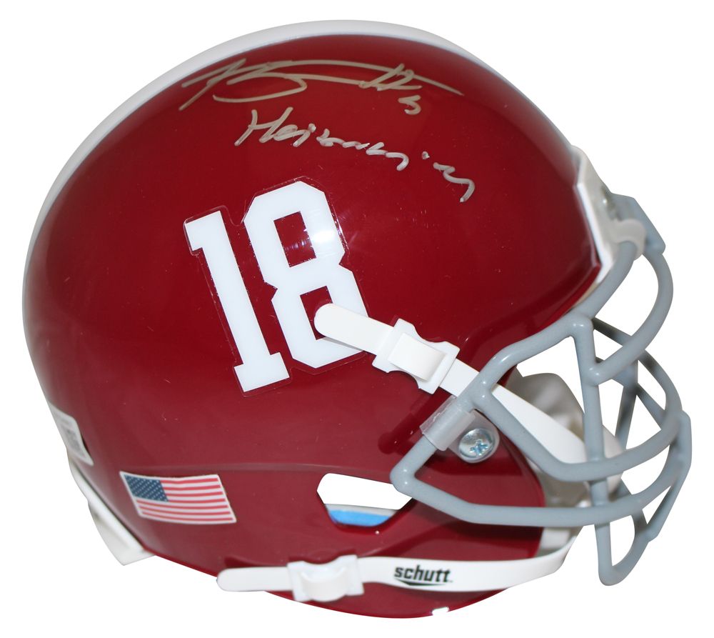 Bryce Young Signed Alabama Crimson Tide Mini Helmet Heisman Beckett