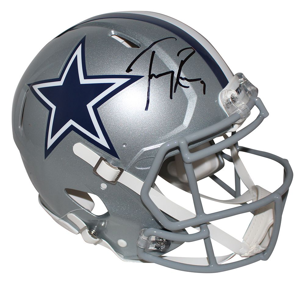 Tony Romo Autographed Dallas Cowboys Authentic Speed Helmet BAS