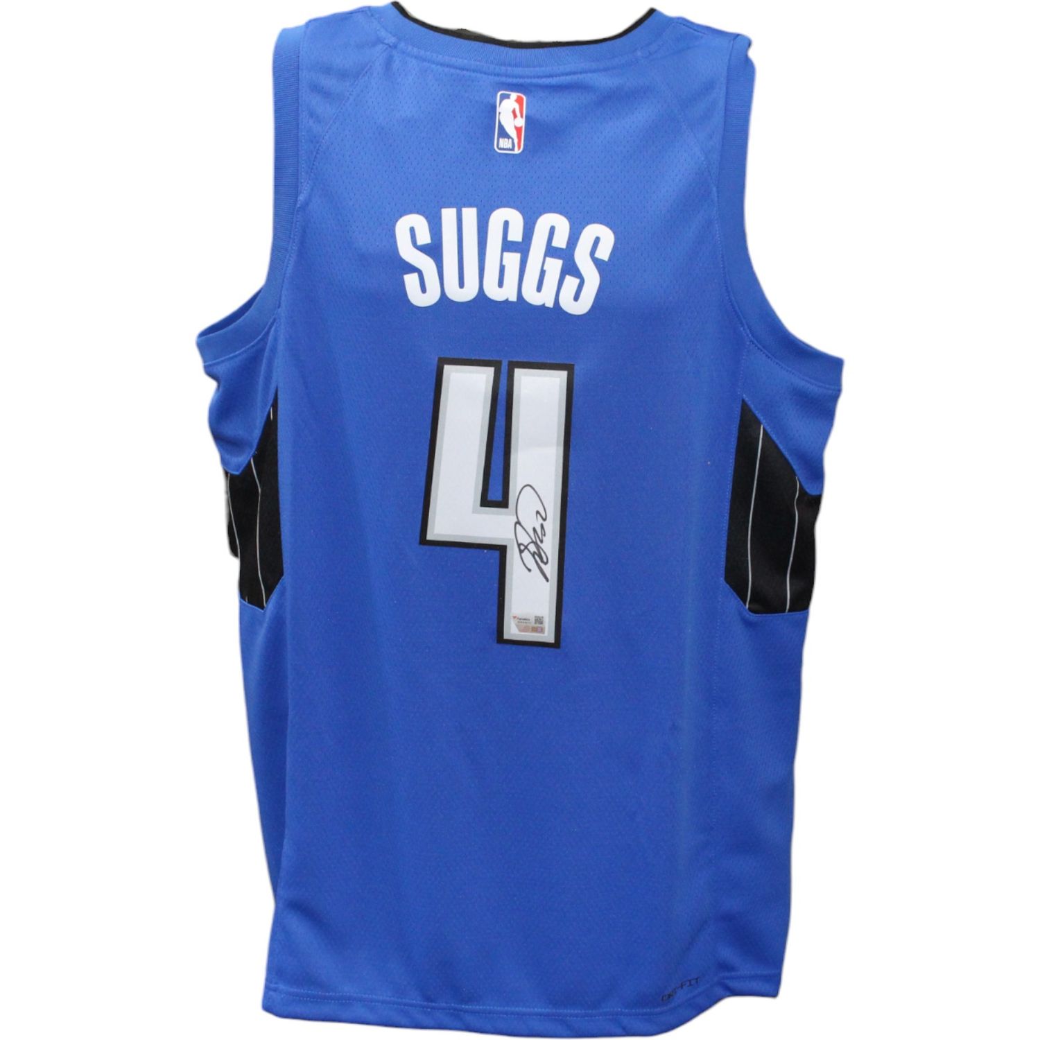 Jalen Suggs Autographed/Signed Orlando Blue Nike Jersey FAN