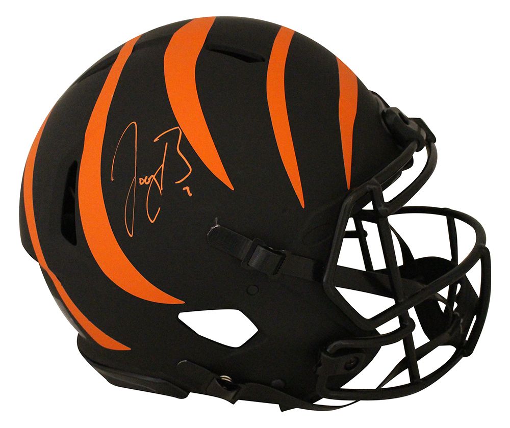 Joe Burrow Autographed Cincinnati Bengals Authentic Eclipse Helmet FAN