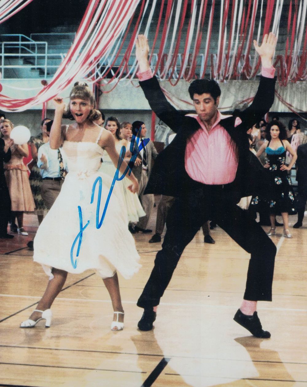 John Travolta Autographed/Signed Grease 8x10 Photo