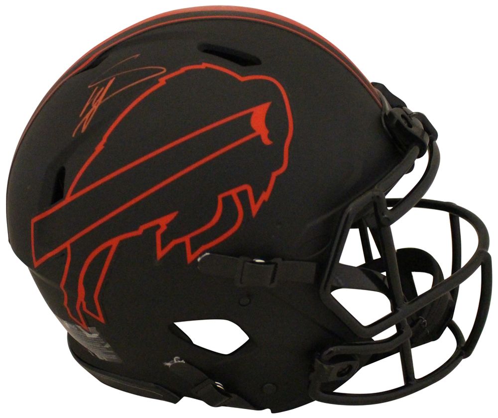Stefon Diggs Autographed Buffalo Bills Authentic Eclipse Speed Helmet BAS