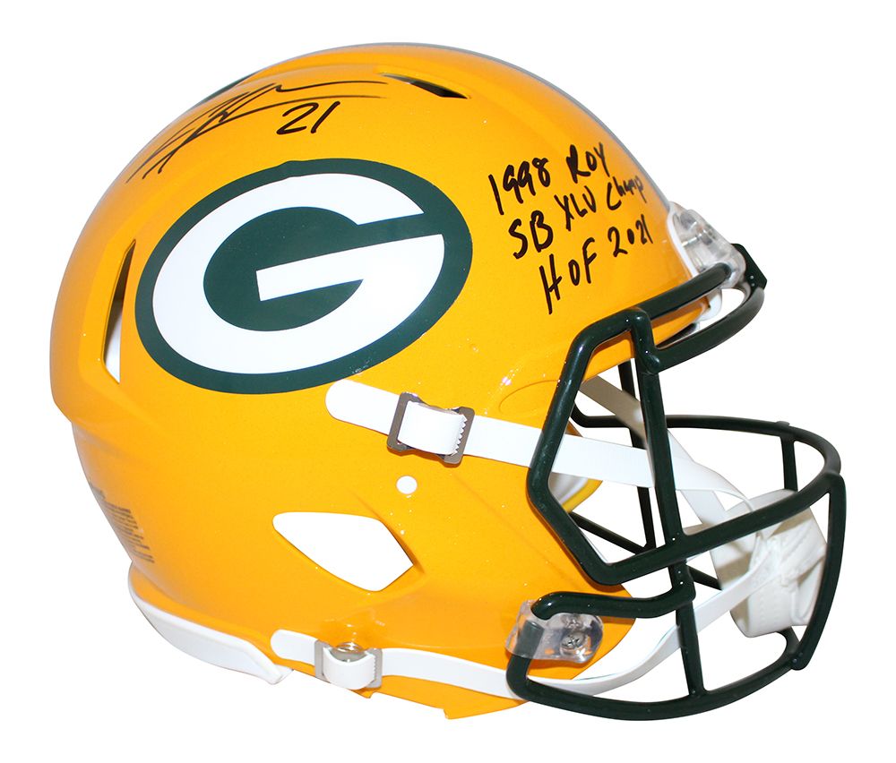 Charles Woodson Signed Green Bay Packers Authentic Speed Helmet JSA