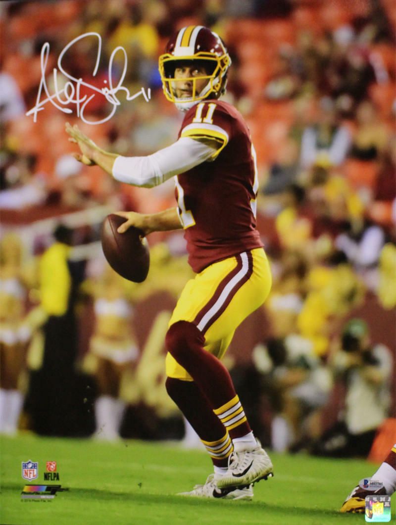 Alex Smith Autographed Washington Redskins 16x20 Photo BAS