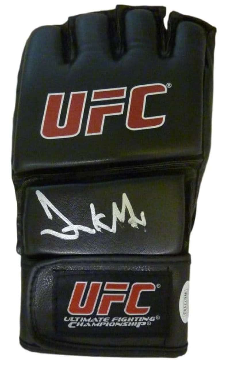 Frank Mir Autographed official black UFC Gloves JSA