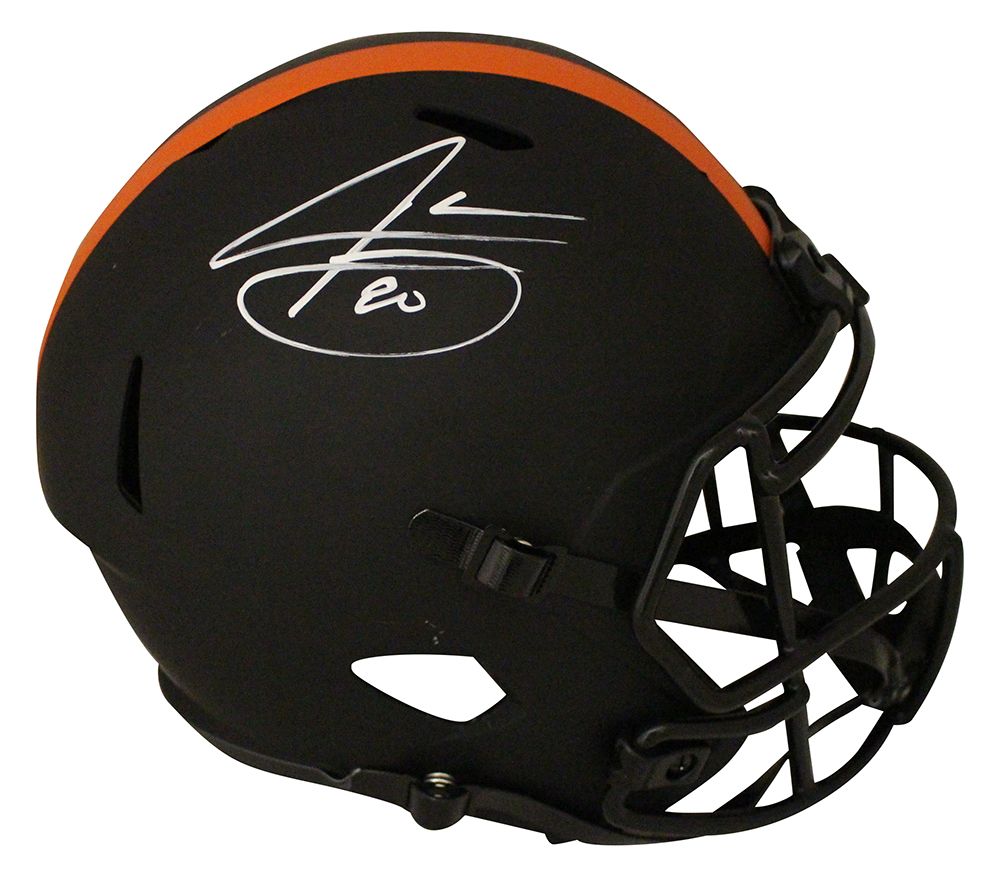 Jarvis Landry Autographed Cleveland Browns F/S Eclipse Speed Helmet BAS