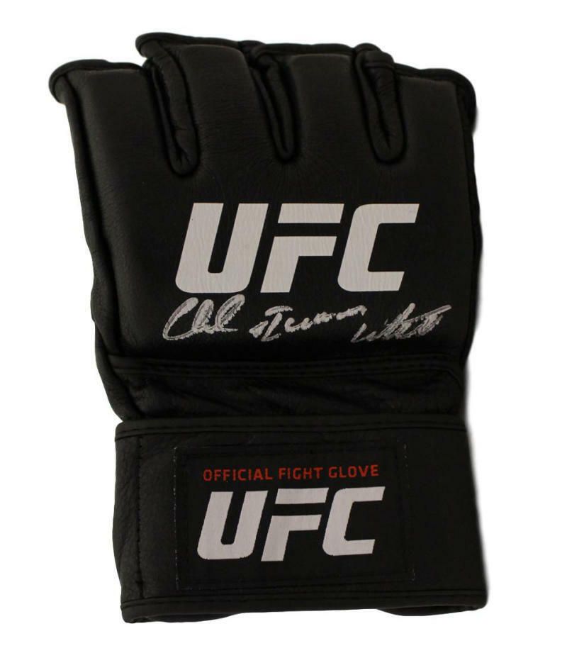 Chuck Liddell Autographed UFC Official Black Right Handed XL Glove Iceman BAS