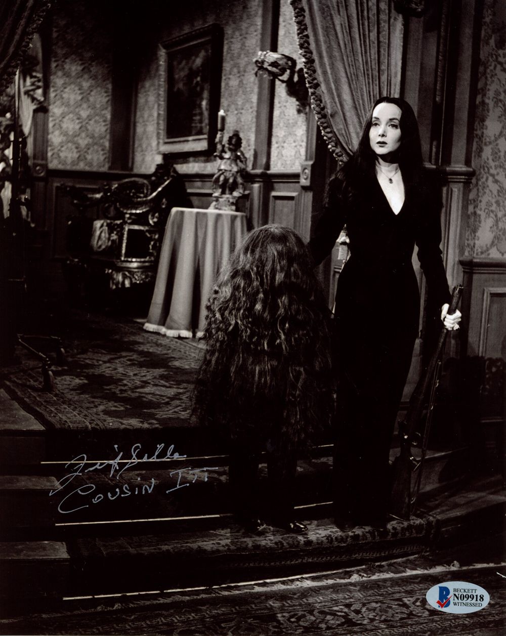 Felix Silla Autographed/Signed The Addams Family 8x10 Photo Cousin It BAS
