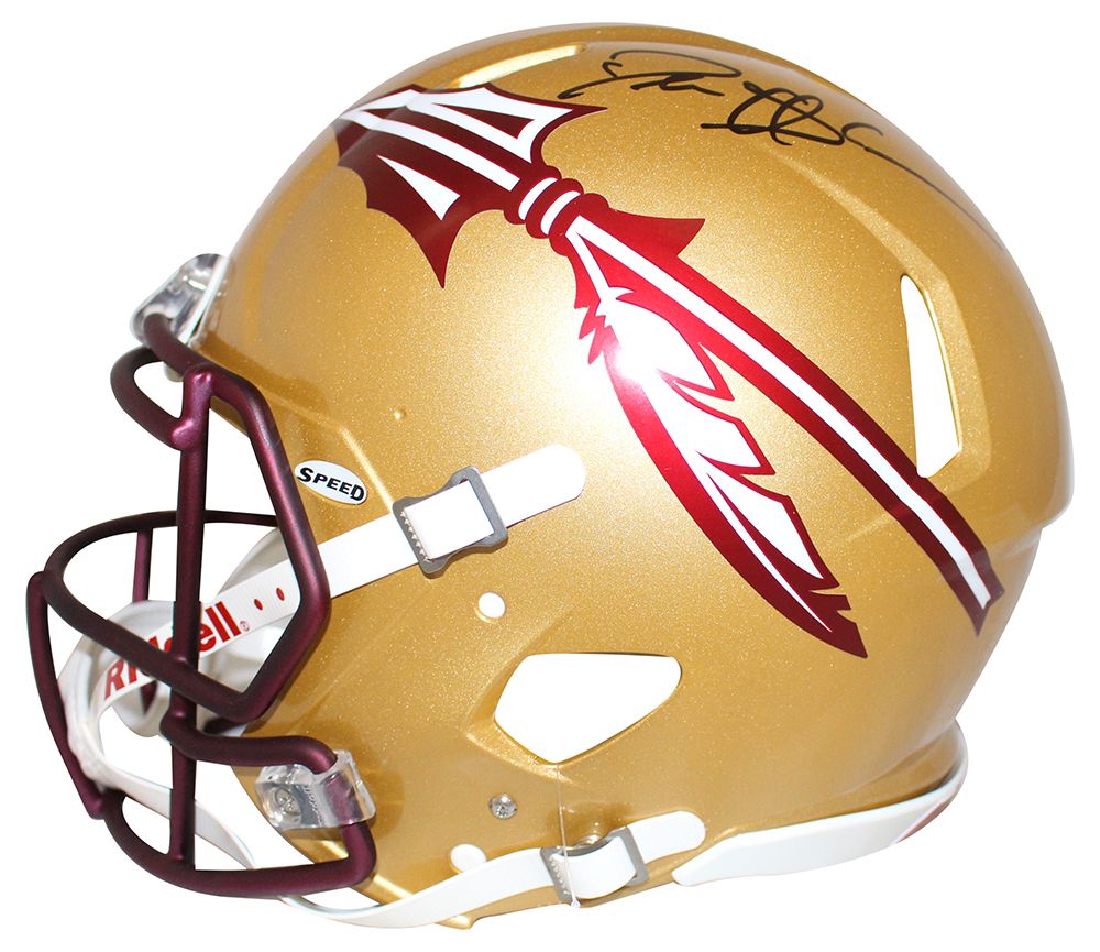 Deion Sanders Signed Florida State Seminoles Authentic Speed Helmet BAS