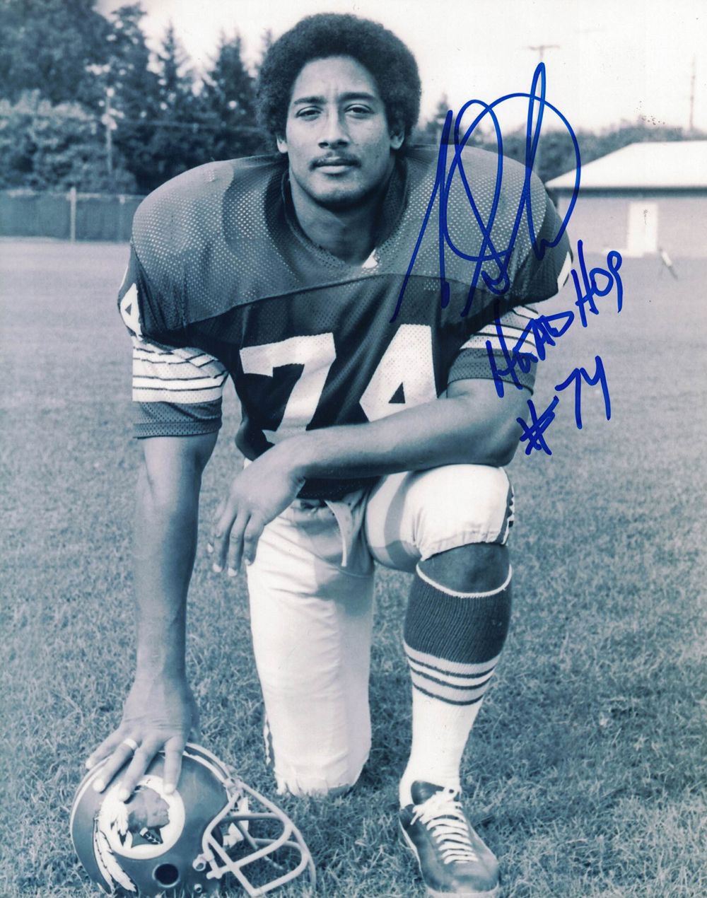 George Starke Autographed Washington Redskins 8x10 Photo Hogs