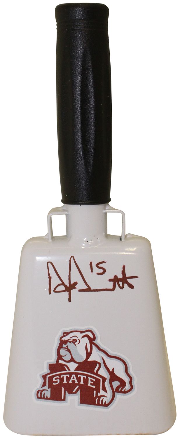 Dak Prescott Autographed Mississippi State Bulldogs Cowbell BAS