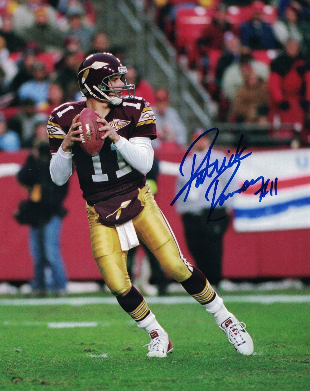 Patrick Ramsey Autographed/Signed Washington Redskins 8x10 Photo