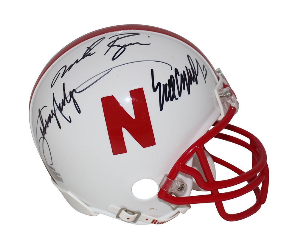 Nebraska Cornhuskers Heisman Autographed/Signed VSR4 Mini Helmet JSA