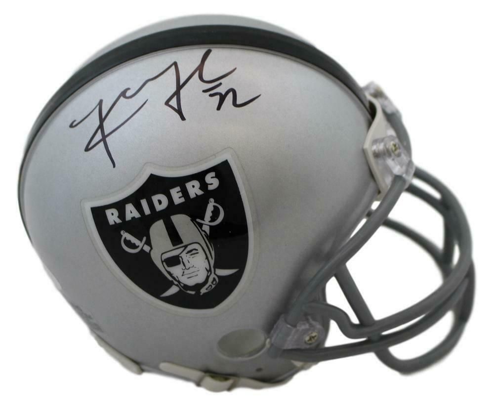 Khalil Mack Autographed Oakland Raiders Ridell Mini Helmet JSA