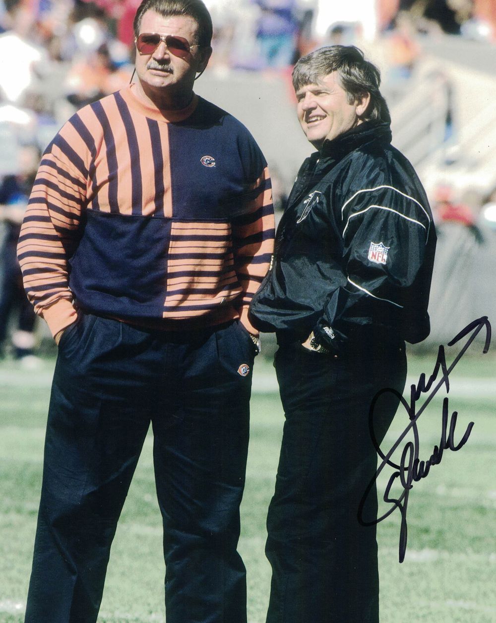 Jerry Glanville Autographed/Signed Atlanta Falcons 8x10 Photo