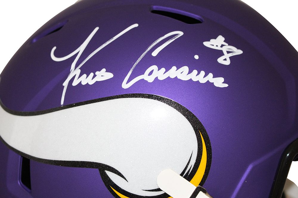 Kirk Cousins Autographed/Signed Minnesota Vikings Speed Helmet BAS