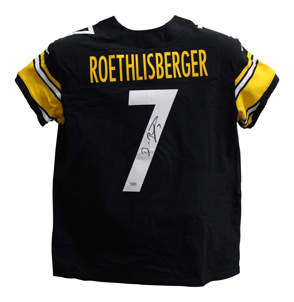 Ben Roethlisberger Signed Pittsburgh Steelers Black Vapor 48 Jersey FAN