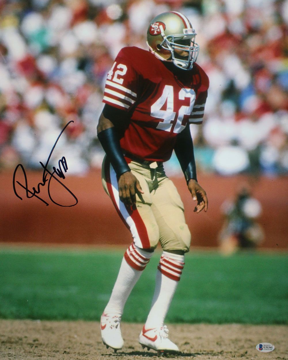 Ronnie Lott Autographed/Signed San Francisco 49ers 16x20 Photo BAS