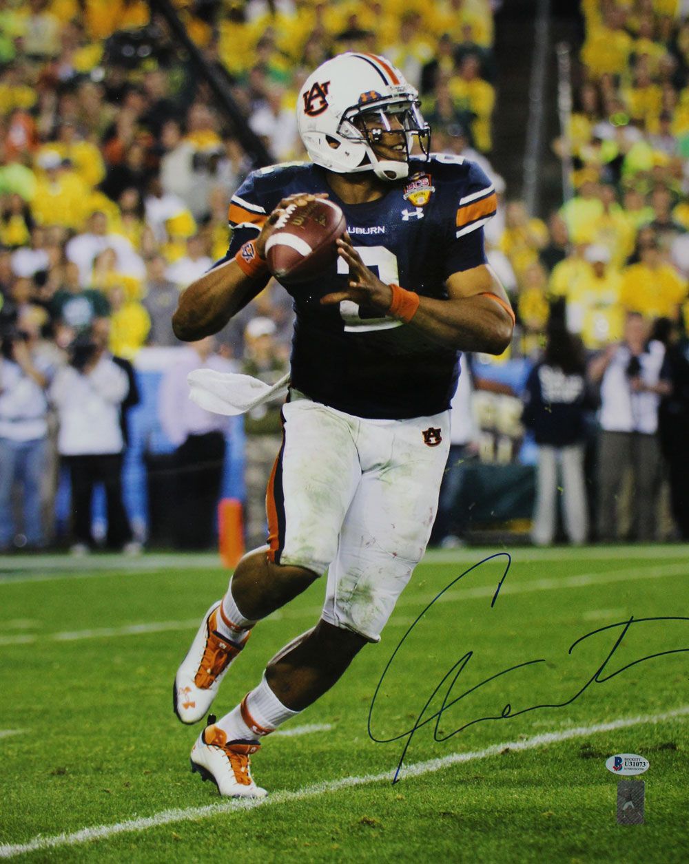 Cam Newton Autographed/Signed Auburn Tigers 16x20 Photo BAS