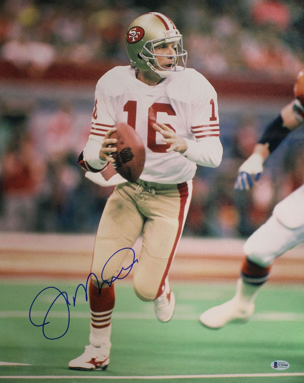 Joe Montana Autographed/Signed San Francisco 49ers 16x20 Photo BAS